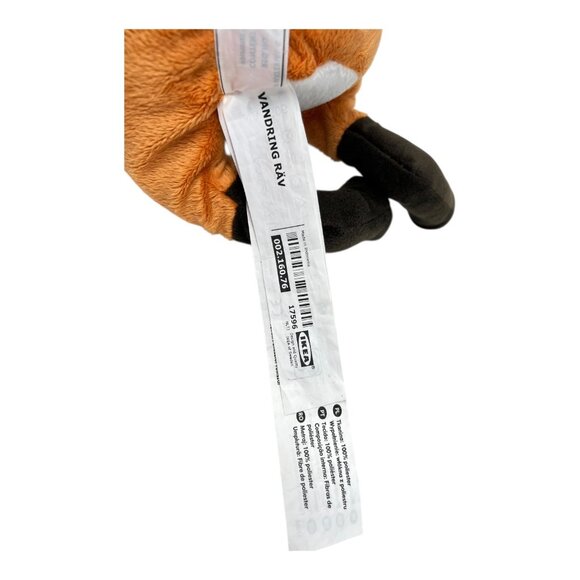 IKEA Vandrig Rav Orange 16 in Fox Stuffed Animal Plush Toy Sweden - Picture 5 of 13